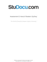 assessment 2 hanuri western sydney