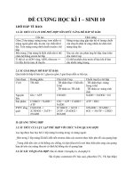 De cuong on thi hoc ki 1