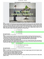 Trắc nghiệm Tài chính Doanh nghiệp Topica (đáp án)