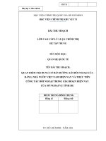 QUAN ĐIỂM NỘI DUNG CƠ BẢN ĐƯỜNG LỐI ĐỐI NGOẠI CỦA ĐẢNG, NHÀ NƯỚC VIỆT NAM HIỆN NAY VÀ THỰC TIỄN CÔNG TÁC ĐỐI NGOẠI TRONG GIAI ĐOẠN HIỆN NAY  CỦA SỞ NGOẠI VỤ TỈNH BG