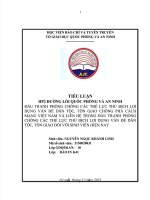 ĐẤU TRANH PHÒNG CHỐNG CÁC THẾ LỰC THÙ ĐỊCH LỢI DỤNG VẤN ĐỀ DÂN TỘC, TÔN GIÁO CHỐNG PHÁ CÁCH MẠNG VIỆT NAM VÀ LIÊN HỆ TRONG ĐẤU TRANH PHÒNG CHỐNG CÁC THẾ LỰC THÙ ĐỊCH LỢI DỤNG VẤN ĐỀ DÂN TỘC, TÔN GIÁO ĐỐI VỚI SINH VIÊN HIỆN NAY