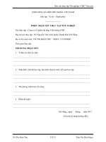 Báo cáo thực tập tốt nghiệp công ty cổ phần hạ tầng viễn thông CMC 