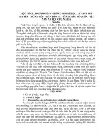 TIỂU LUẬN Một số giải pháp phòng chống mối đe dọa an ninh phi truyền thống, góp phần bảo vệ vững chắc tổ quốc việt nam xã hội chủ nghĩa