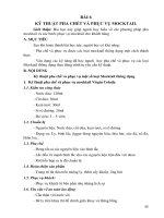 Giáo trình Thực hành nghiệp vụ bar: Phần 2 - CĐ Du lịch Hà Nội