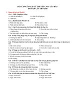 Cau hoi li thuyet TIN HOC CAN BAN