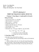 Đồ án Chi tiết máy đề 4 phương án 1 ĐH GTVT