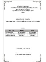 tiểu luận nhóm 5 điều khiển hệ thống lạnh