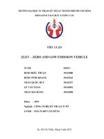 TIỂU LUẬN ZLEV – ZERO AND LOW EMISSION VEHICLE