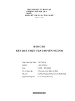 Báo cáo kết quả thực tập chuyên ngành nhà máy thủy điện an khê