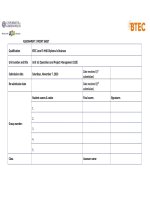 528 Operations and Project Management   ASSIGNMENT 2