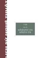 LỊCH SỬ NGHỆ THUẬT POP ART and GOTHIC AR