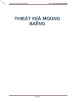 Đồ án thiết kế móng bằng 