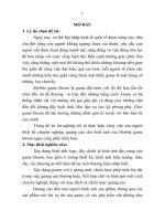 Tóm tắt Đồ án tốt nghiệp Thiết kế đồ họa: Thiết kế đồ họa quảng cáo cho hình ảnh của Mobile game Boom