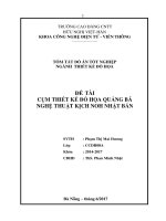 Tóm tắt Đồ án tốt nghiệp Thiết kế đồ họa: Cụm thiết kế đồ họa quảng bá nghệ thuật kịch Noh Nhật Bản