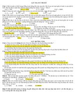 Trắc nghiệm môn Vật lý lớp 10 - Bài 13, 14, 15