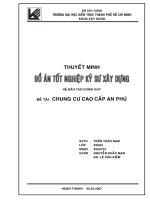 Đồ án chung cư cao cấp an phú 