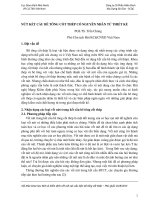 NỨT KẾT CẤU BÊ TÔNG CỐT THÉP CÓ NGUYÊN NHÂN TỪ THIẾT KẾ