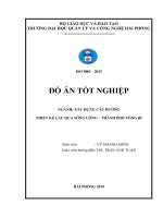 Đồ án tốt nghiệp xây dựng cầu đường thiết kế cầu qua sông uông – thành phố uông bí 