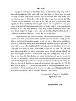 Tiểu luận cuối khóa bồi dưỡng ngạch chuyên viên