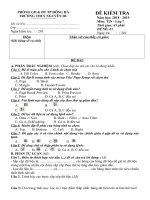 Kiem tra 1 tiet HKII