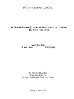 Điều khiển nhiệt độ máy nướng bánh dùng bộ TK4S