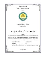 Hoàn thiện quy trình kiểm toán khoản mục chi phí bán hàng và chi phí quản lý doanh nghiệp trong kiểm toán báo cáo tài chính do công ty TNHH ES GLOCAL thực hiện luận văn tốt nghiệp  chuyên ngành kiểm toán 