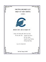 Báo Cáo Đồ Án điện tử mạch điện tử lịch vạn niên