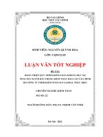 Hoàn thiện quy trình kiểm toán khoản mục nợ phải trả người bán trong kiểm toán báo cáo tài chính do công ty TNHH kiểm toán SCS GLOBAL thực hiện luận văn tốt nghiệp  chuyên ngành kiểm toán 