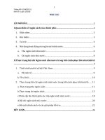 Bao cao Thực trạng bội chi Ngân sách nhà nước trong bối cảnh phục hồi nền kinh tế