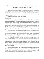 GIỚI THIỆU, PHÂN TÍCH CÔNG NGHỆ SÀN NHẸ UBOOT VÀ PANEL 3D TRONG XÂY DỰNG NHÀ CAO TẦNG