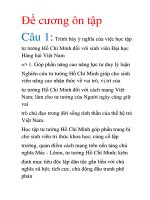 Đề cương ôn tập khoa học xã hội