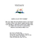 khoa luan phat trien dang vien