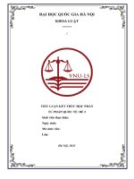 Tiểu luận phân tích các nguồn tư pháp quốc té việt nam  đánh giá thực trang