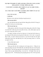 Bai giang tich hop kien thuc lien mom