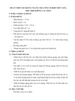 Đồ án Kết cấu thép 2  Đại học Xây dựng