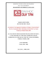 An analysis of  the suggested translation of chapter 2 from the book  the new community rules marketing on social web by tamar weinberg, oreilly media, 2009 