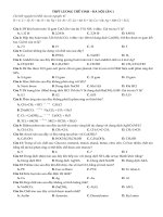 De thi thu THPTQG lan 1 mon Hoa hoc truong THPT Luong The Vinh Ha Noi Co HD giai