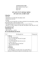 Tuan 14 On tap ve tu chi dac diem On tap cau Ai the nao