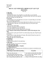 Bai 11 Luc hap dan Dinh luat van vat hap dan