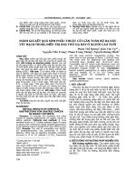 Đánh giá kết quả sớm phẫu thuật cắt gần toàn bộ dạ dày vét hạch trong điều trị ung thư dạ dày ở người cao tuổi