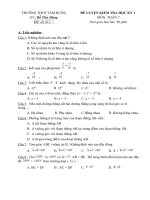 KIEM TRA HK1 TOAN 7DE SO 13