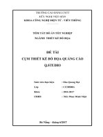 Tóm tắt Đồ án tốt nghiệp Thiết kế đồ họa: Quảng cáo cụm nhận diện thương hiệu Q.STUDIO