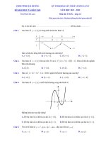 Đề khảo sát chất lượng lần 1 Toán 12 năm 2021 - 2022 sở GD&ĐT Hải Dương - TOANMATH.com