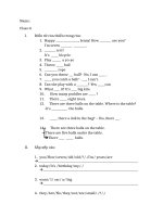 De cuong on tap tieng Anh 4 Lets go 1B