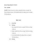 Phân tích mục tiêu và nhiệm vụ phát triển văn hoá, con người việt nam của đảng ta hiện nay liên hệ tình hình thực tế xây dựng văn hoá, con người việt nam hiện nay 