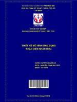 (Đồ án tốt nghiệp) thiết kế mô hình ứng dụng nhận diện nhãn hiệu 