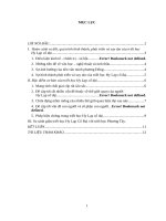 Các ý chính trong triết học ( Chương trình nâng cao triết hoc mác lê nin hệ thạc sỹ)