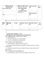 De kiem tra mon Khoa hoc