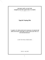 Nghiên cứu đồng phân hủy sinh học kỵ khí bùn bể phốt bùn hoạt tính dư và chất thải giàu hữu cơ để sinh khí metan 