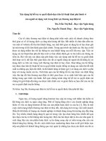 Xây dựng hệ hỗ trợ ra quyết định dựa trên kỹ thuật khai phá hành vi của người sử dụng web trong lĩnh vực thương mại điện tử